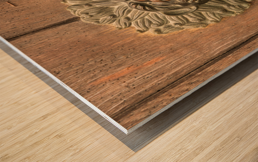 St Jacob Monastery entrance Regensburg Wood print