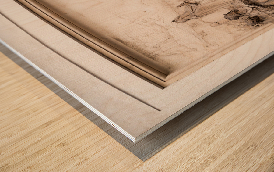 St Peters Parish Church Vienna Wood print