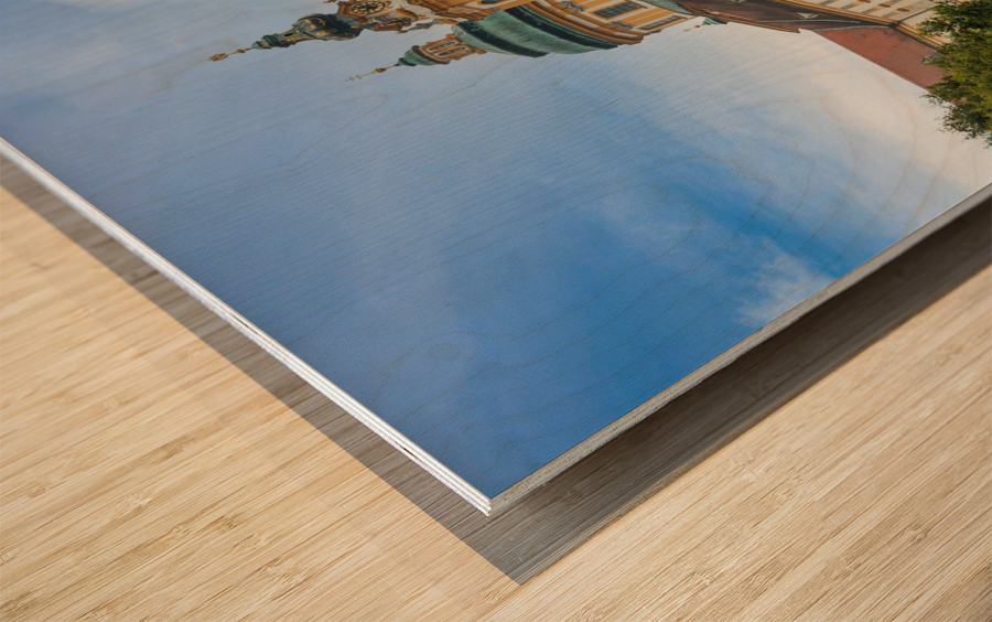 Exterior of Melk Abbey in Austria Wood print