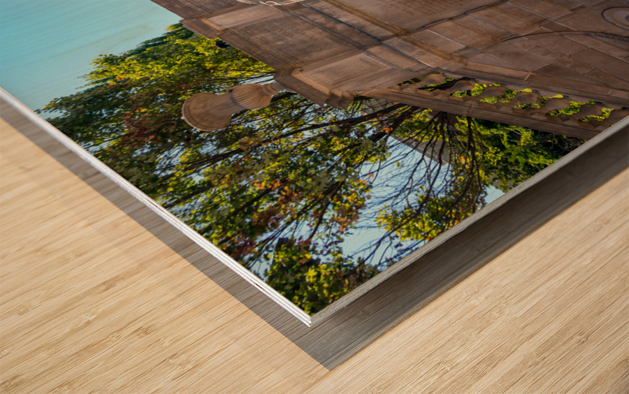 The Doughboy in Lynchburg Virginia Impression sur bois