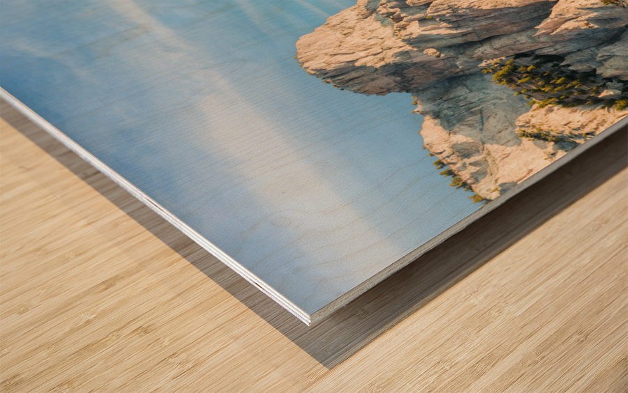 Chalk cliffs of Mt Princeton Colorado Wood print