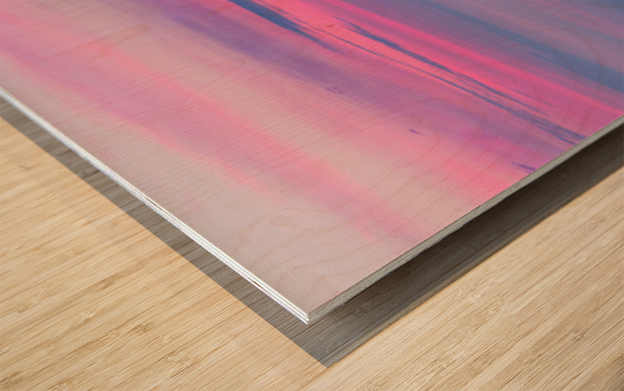 Sunshine Skyway Bridge at dawn Wood print