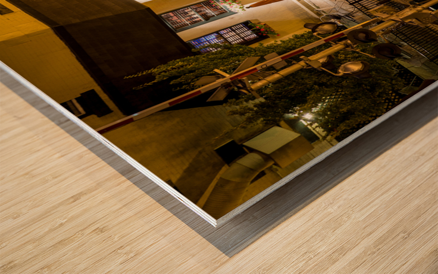 Restaurants in Manassas Virginia Wood print