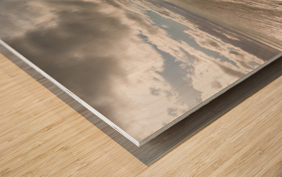 Path on cliffs at West Bay Dorset in UK Wood print