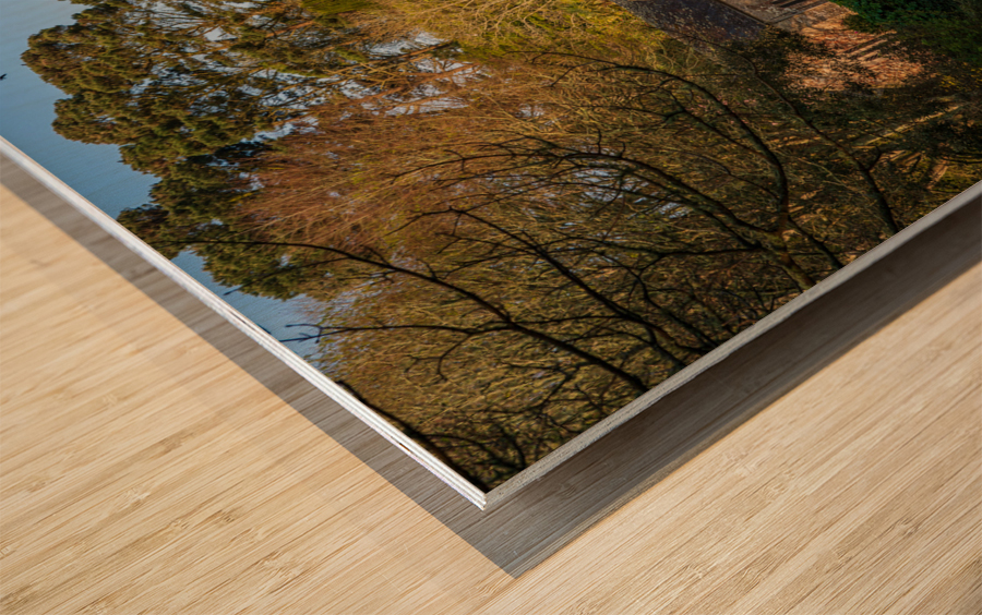 St Just in Roseland parish church in Cornwall UK Wood print