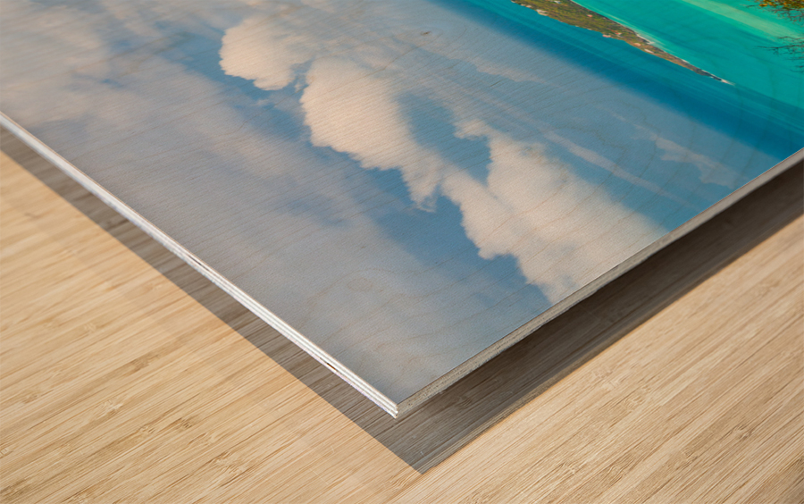 Panoramic view of Magens Bay Wood print