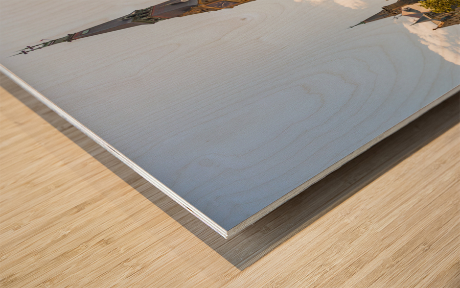 John Carroll Statue Healy Hall Georgetown University Wood print