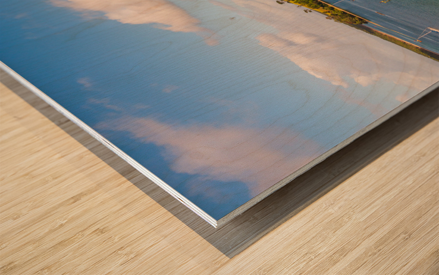 The Mount at Tauranga in NZ Wood print