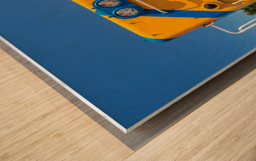 Diesel locomotive train engine Taiere Gorge line Wood print