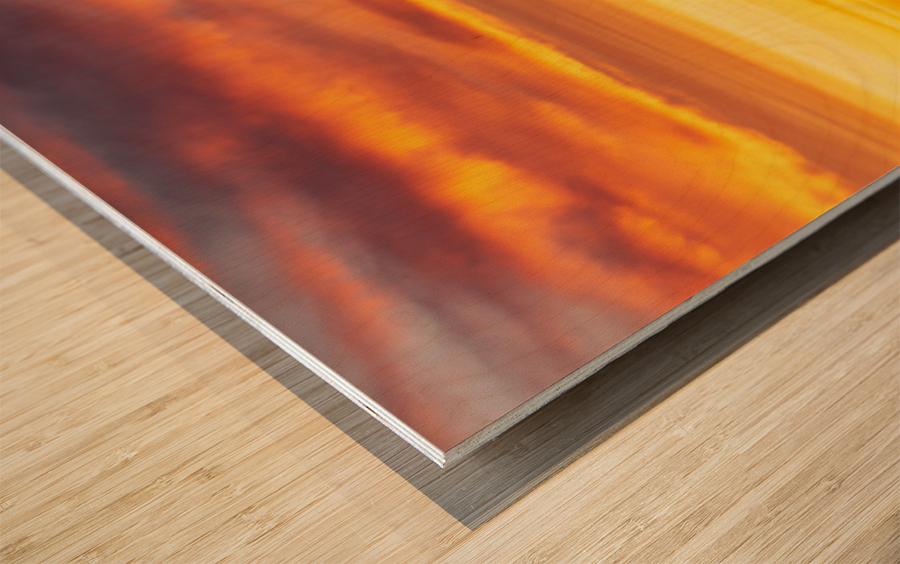 Sunset by Mt Fairweather and the Glacier Bay National Park in Al Wood print