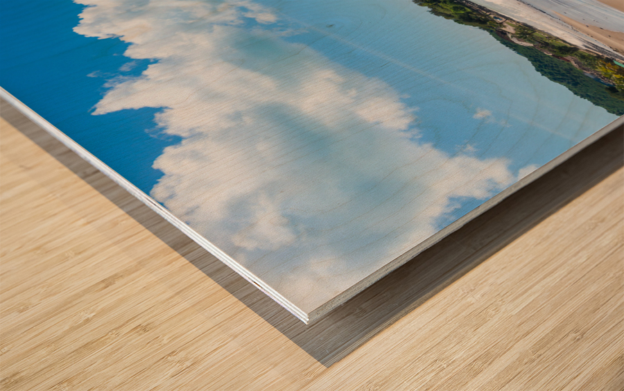 Friars bay on St Martin in Caribbean Wood print