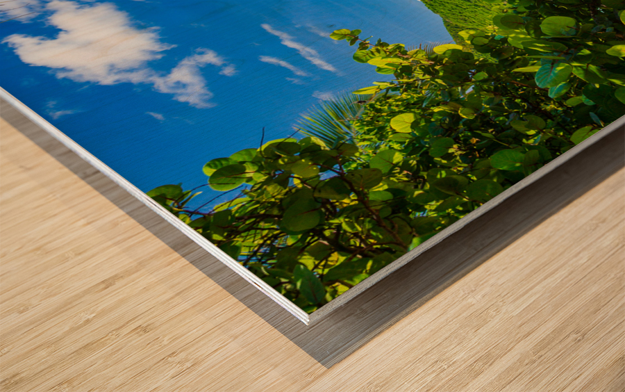 Glorious beach at Anse Marcel on St Martin Impression sur bois