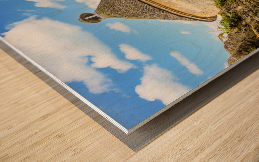 Minster Lovell in Cotswold district of England Wood print