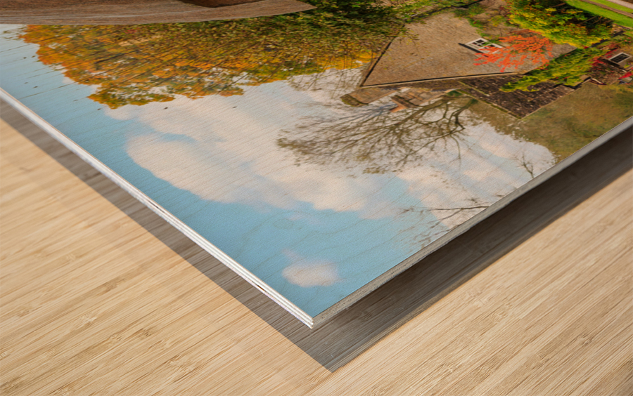 Minster Lovell in Cotswold district of England Impression sur bois