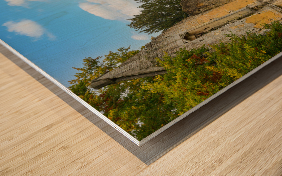 Minster Lovell in Cotswold district of England Impression sur bois