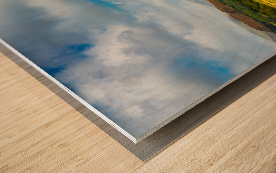 Panorama of the English Lake District Wood print