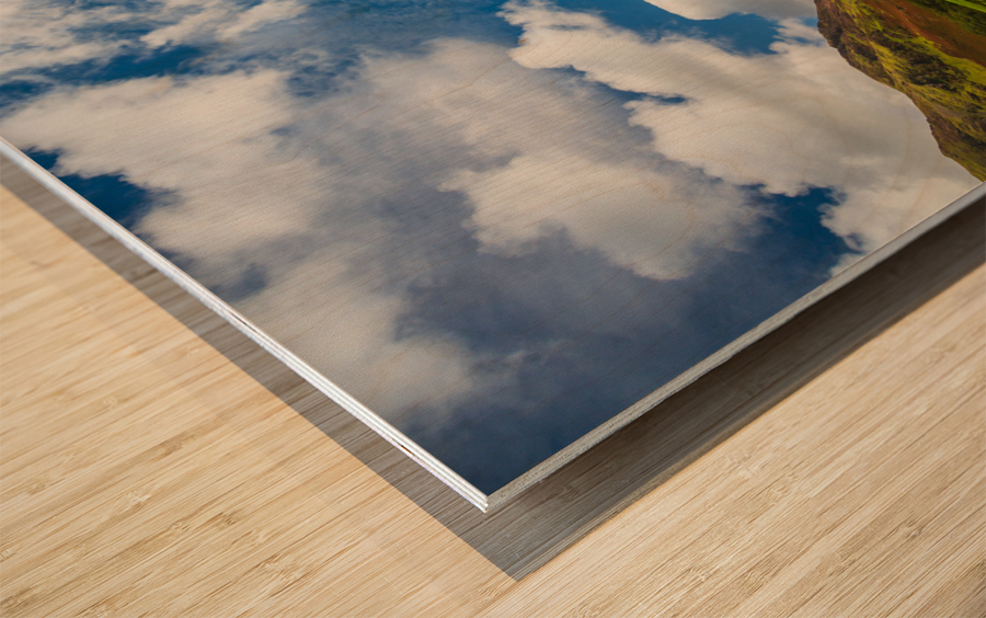 Sheep graze near Buttermere Lake District Wood print