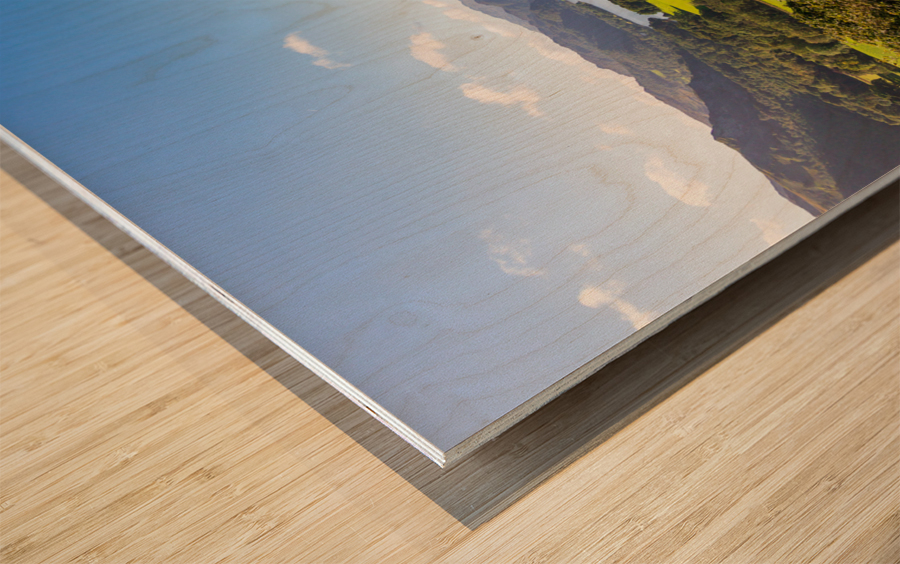 Derwent Water from Castlehead viewpoint Wood print