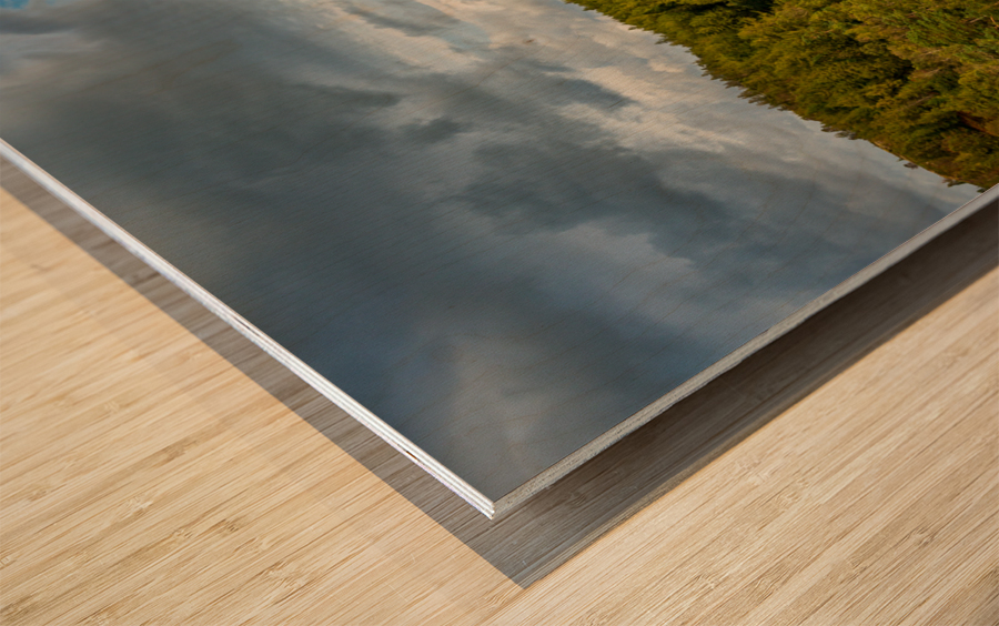 View over Tarn Hows in English Lake District Wood print