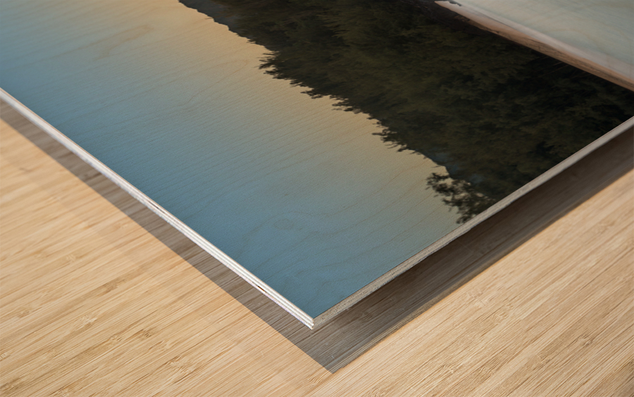 Lumahai Beach Kauai at dawn with rocks Wood print