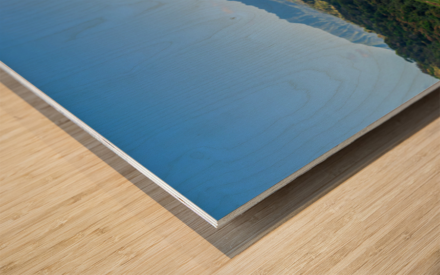 Hanalei valley from Princeville Kauai Impression sur bois