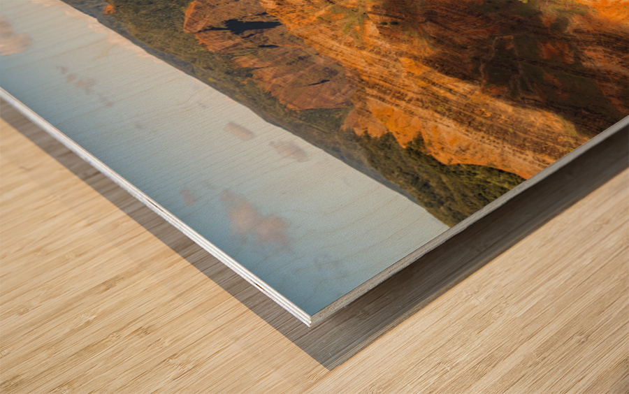 Garden Island of Kauai from helicopter tour Wood print