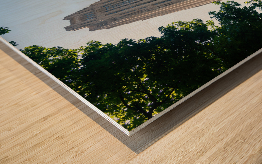 Cathedral of Learning building at University of Pittsburgh Wood print