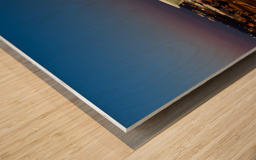 Washington Dulles airport at dawn  Impression sur bois