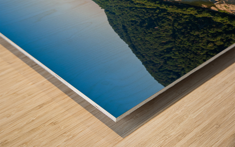 Panorama over Harpers Ferry Wood print