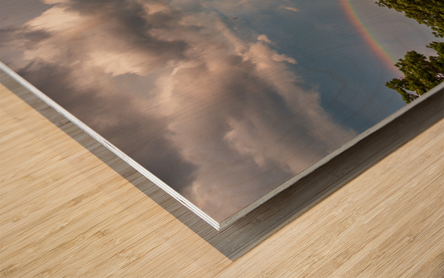 Storm over Blue Ridge Mountains Impression sur bois