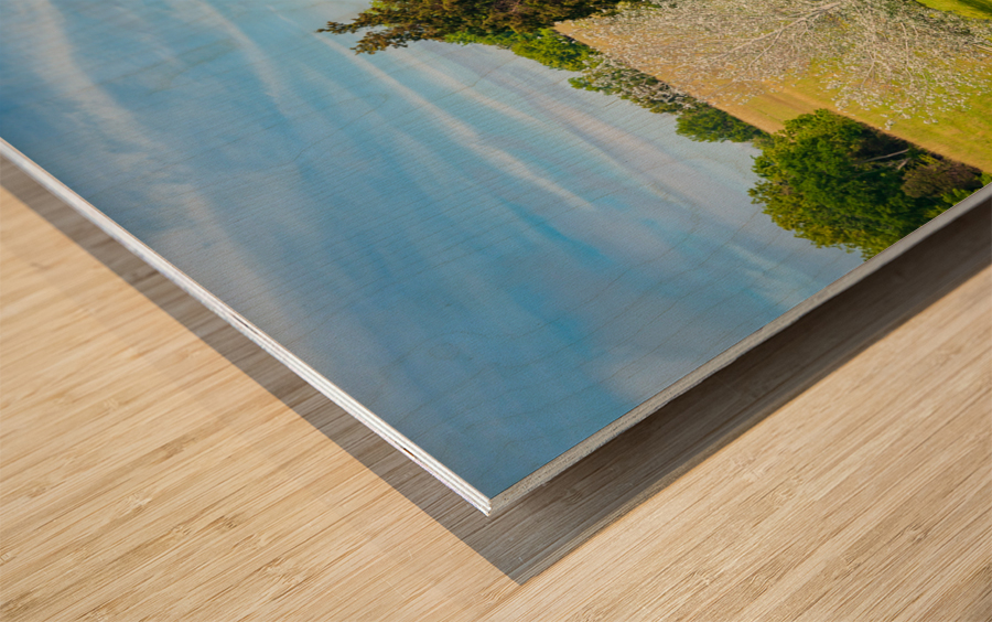 Old Stone House Manassas Battlefield Wood print