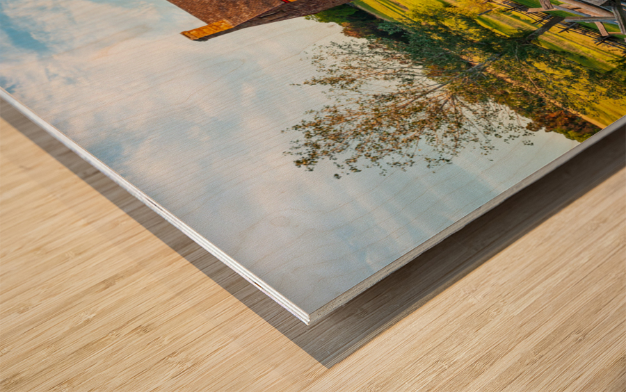 Old Stone House Manassas Battlefield Wood print