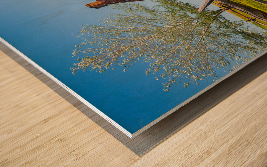 Old Stone House Manassas Battlefield Wood print