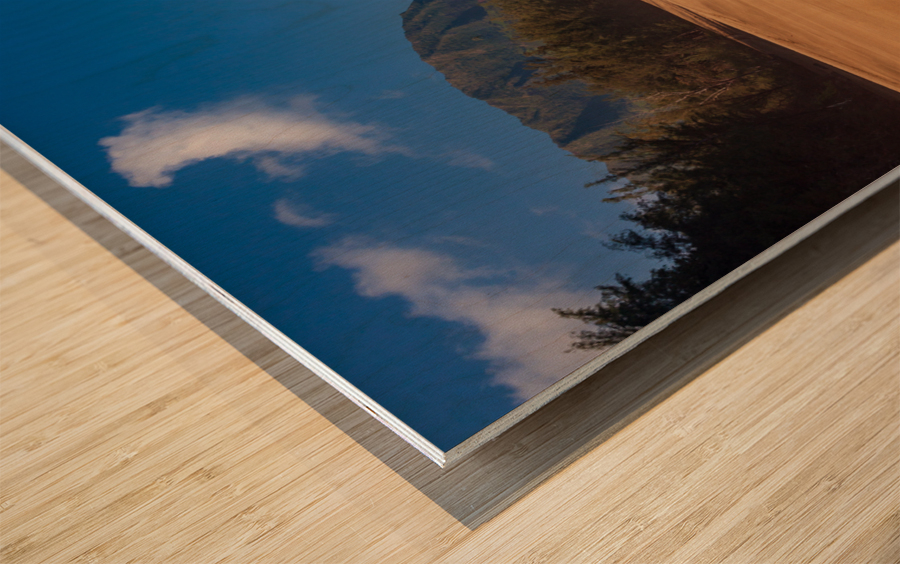 Lumahai beach in Kauai on winters day Impression sur bois