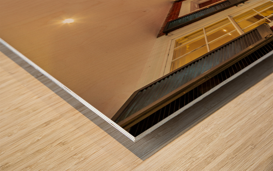 Student houses and walkway UVA Impression sur bois