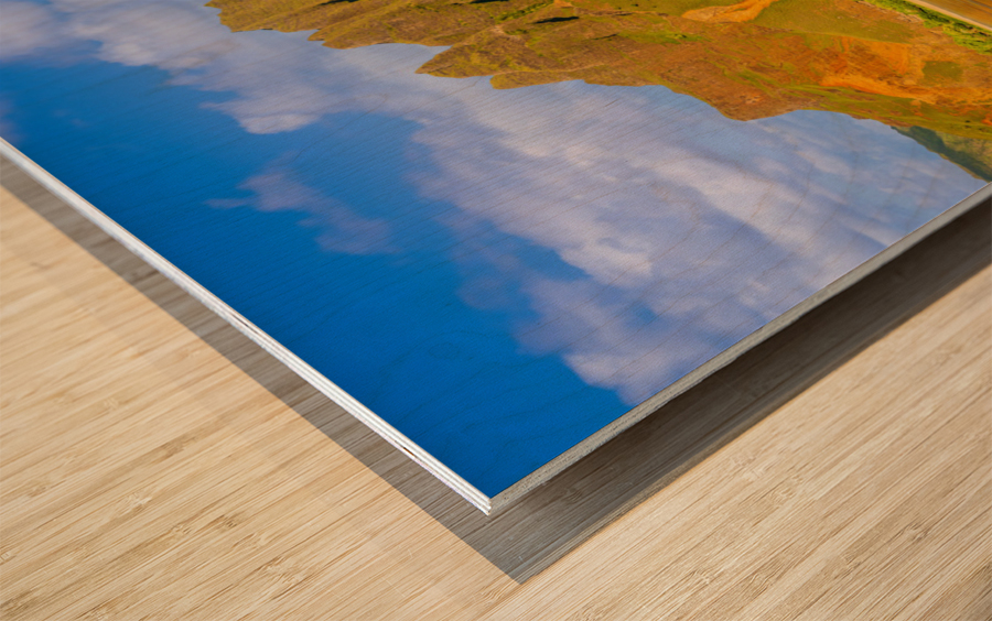 Na Pali coastline taken from cruise along Kauai shore Impression sur bois