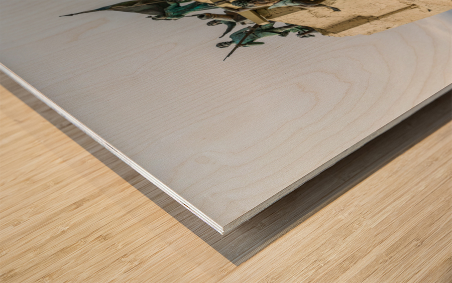 Mariners Monument to Magellan on seafront in Punta Arenas Chile Impression sur bois