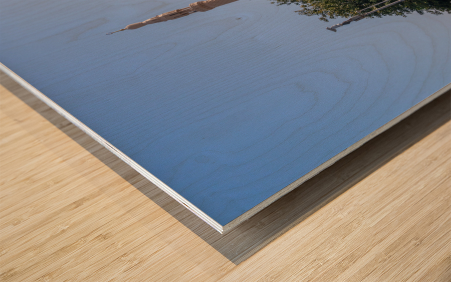 Jumeirah Mosque in Dubai which is open to visitors for education Wood print