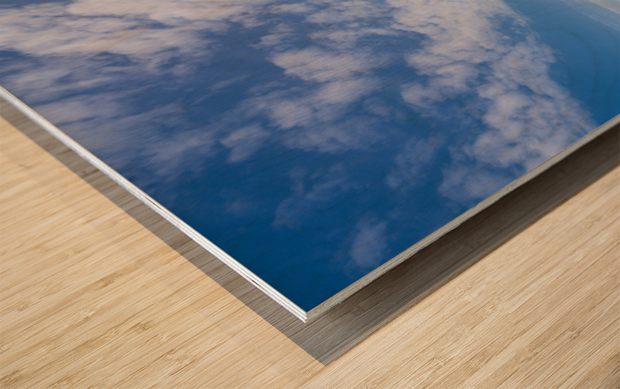 Offices and apartments of Dubai Business Bay with Downtown distr Impression sur bois