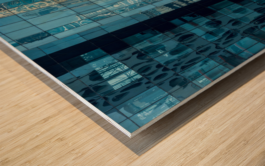 Detail of different designs on apartments in Business Bay Dubai Impression sur bois