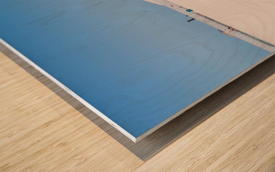 Modern apartments on the Dubai Canal close to Jumeirah beach Wood print