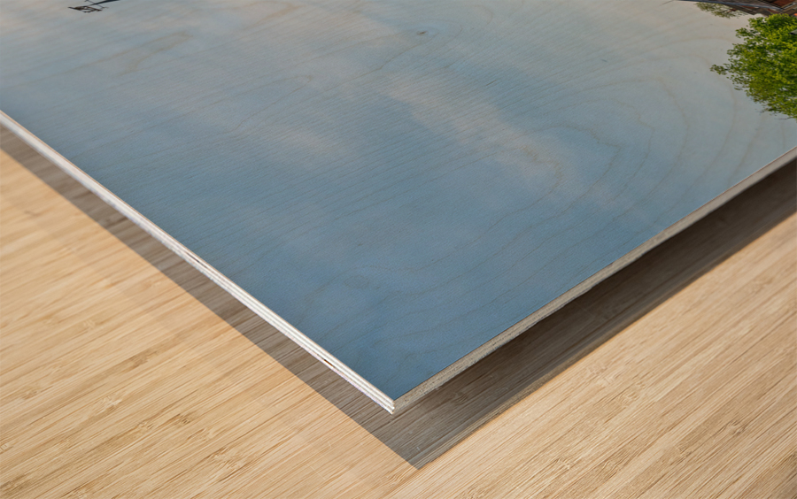 Spring at Royal Brass Foundry in Arsenal Riverside Wood print