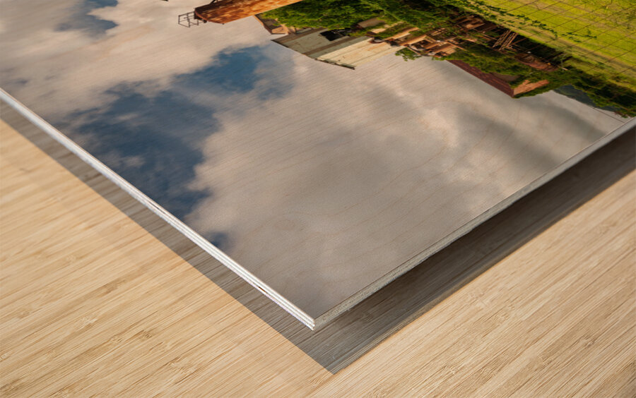 Abandoned truck by old sugar mill at Koloa Kauai Wood print