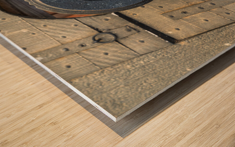 Restored USS Cairo in the Vicksburg National Military Park Wood print