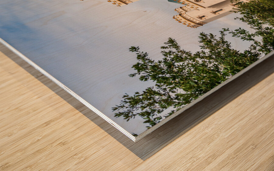 Castle of Baton Rouge or old capitol building in Louisiana Impression sur bois