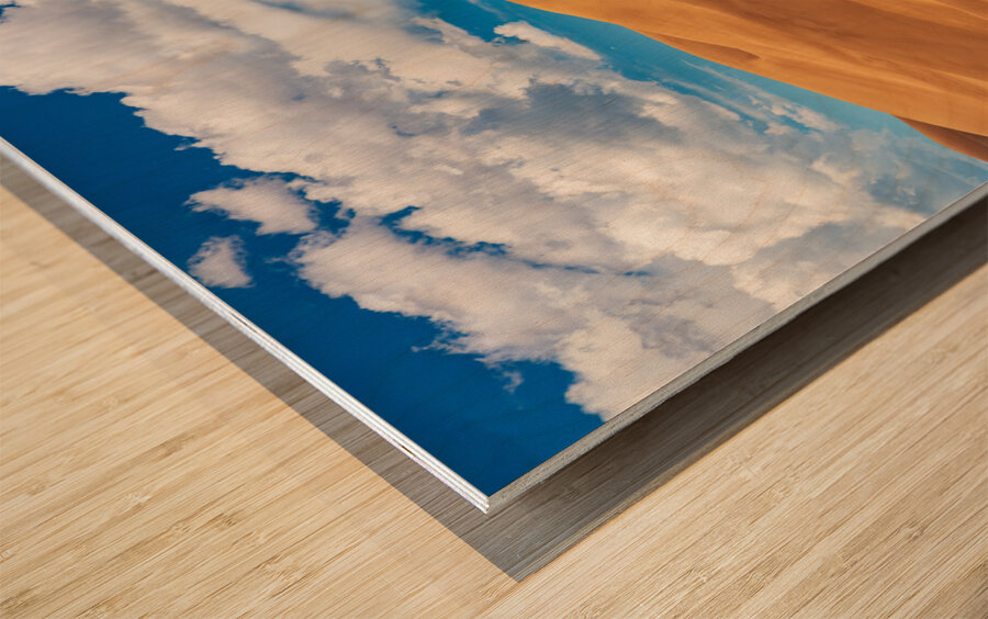 Panorama of Great Sand Dunes National Park Impression sur bois