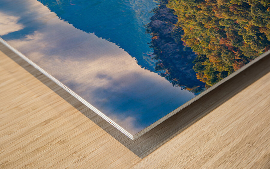 Seneca Rocks in West Virginia Impression sur bois