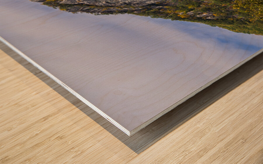 Seneca Rocks in West Virginia Wood print