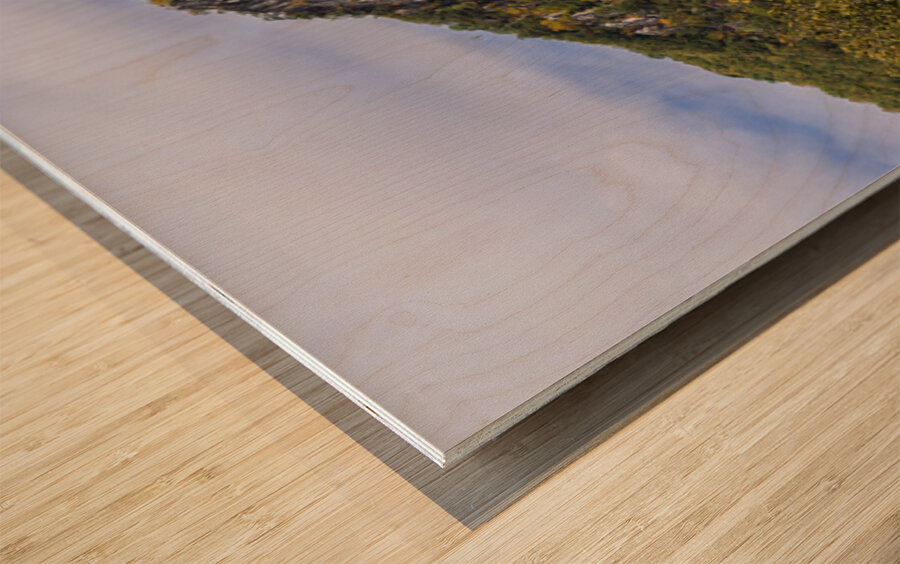 Seneca Rocks in West Virginia Wood print