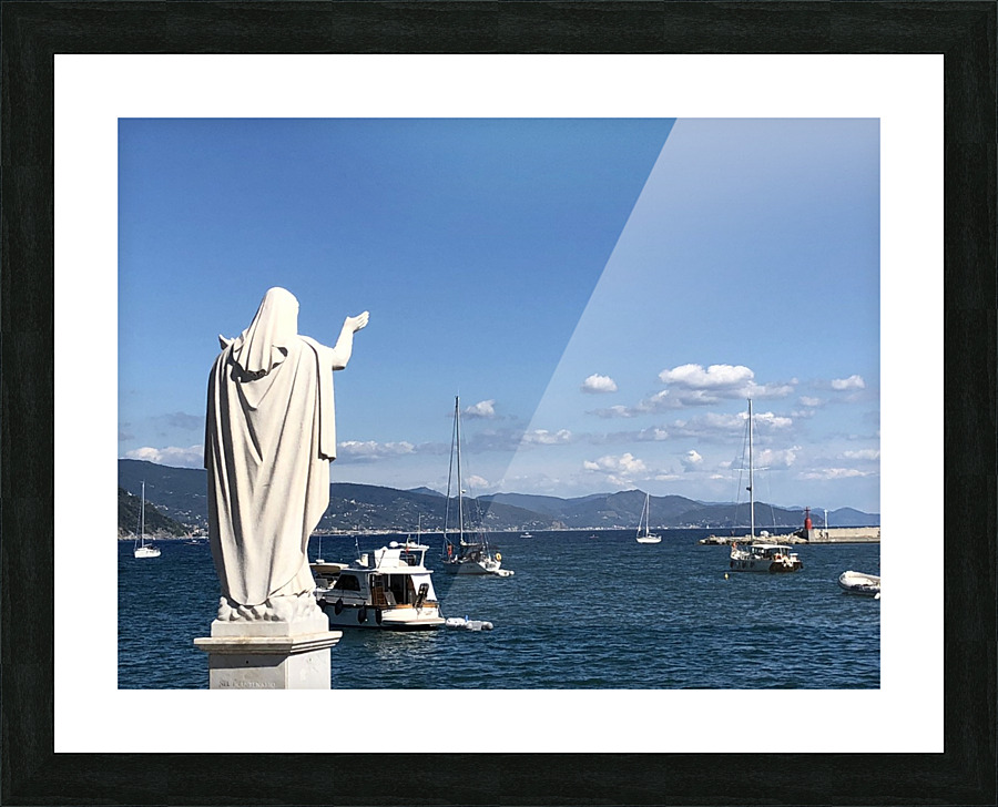 Rapallo coast Picture Frame print
